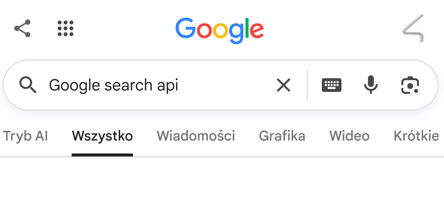 Google dokumentuje partnerski dostęp API do pełnych wyników wyszukiwania